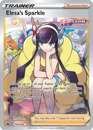 Elesa's Sparkle (Full Art) 147/159 - SWSH Crown Zenith Holofoil