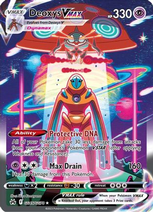 Deoxys VMAX GG45/70 - Crown Zenith Galarian Gallery Holofoil