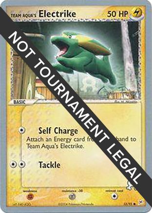 Team Aqua's Electrike - 2004 (Chris Fulop) 27 - World Championship Decks