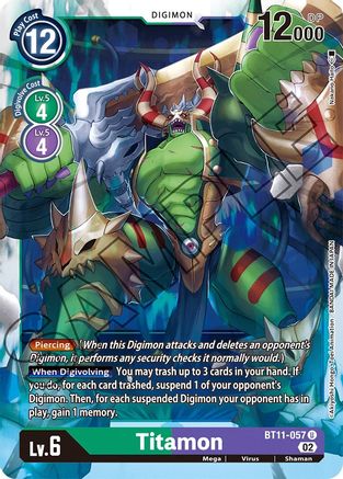 Titamon (BT11-057) - Dimensional Phase Foil