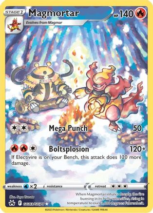 Magmortar GG03/70 - Crown Zenith Galarian Gallery Holofoil