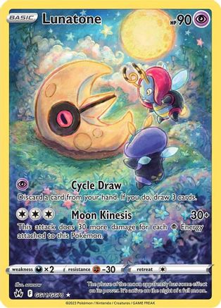 Lunatone GG11/70 - SWSH Crown Zenith Galarian Gallery Holofoil