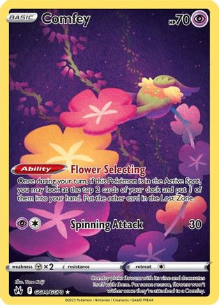 Comfey GG14/70 - SWSH Crown Zenith Galarian Gallery Holofoil
