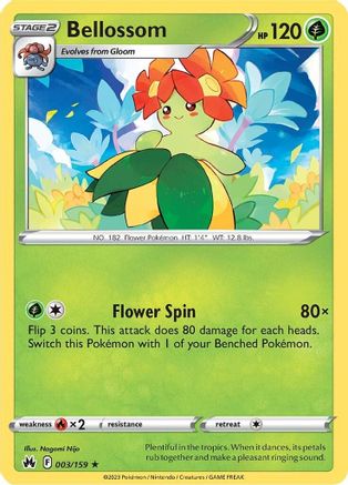 Bellossom 3/159 - SWSH Crown Zenith
