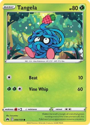 Tangela 4/159 - SWSH Crown Zenith