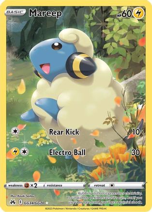 Mareep GG34/70 - SWSH Crown Zenith Galarian Gallery Holofoil