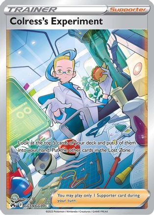 Colress's Experiment GG59/70 - Crown Zenith Galarian Gallery Holofoil