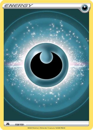 Darkness Energy (Texture Full Art) 158/159 - SWSH Crown Zenith Holofoil