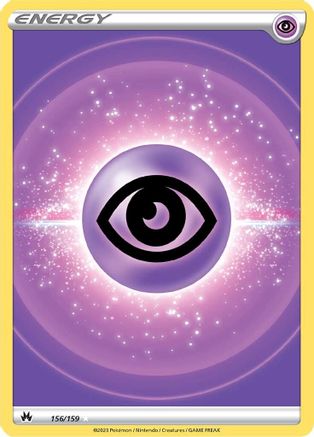 Psychic Energy (Texture Full Art) 156/159 - SWSH Crown Zenith Holofoil