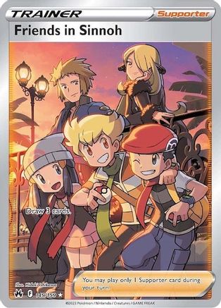 Friends in Sinnoh (Full Art) 149/159 - SWSH Crown Zenith Holofoil