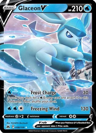 Glaceon V 38/159 - SWSH Crown Zenith Holofoil