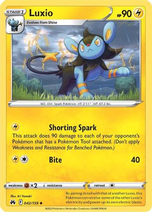 Luxio (42) 42/159 - SWSH Crown Zenith