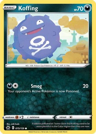 Koffing 75/159 - SWSH Crown Zenith