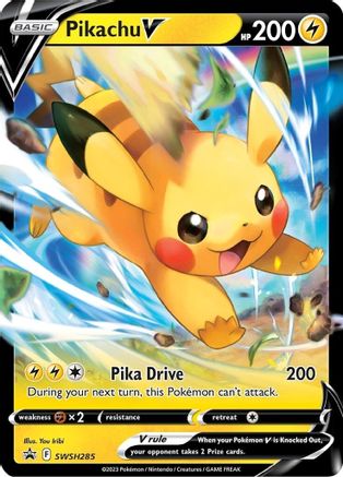 Pikachu V SWSH285/298 - SWSH Black Star Promos Holofoil