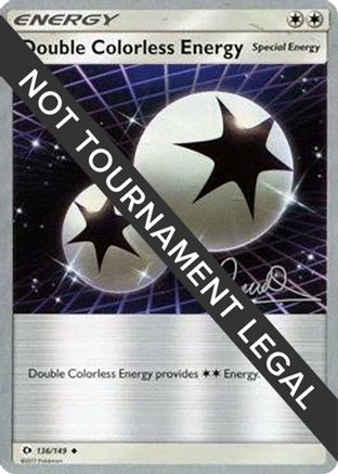 Double Colorless Energy - 2017 (Diego Cassiraga) 136 - World Championship Decks
