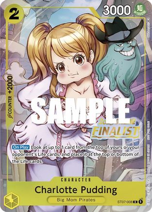 Charlotte Pudding (Online Regional 2023) [Finalist] (ST07-008) - One Piece Promotion Cards