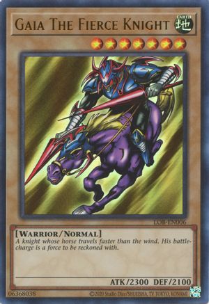 Gaia The Fierce Knight (LOB-EN006) - Legend of Blue Eyes White Dragon (25th Anniversary Edition) Unlimited