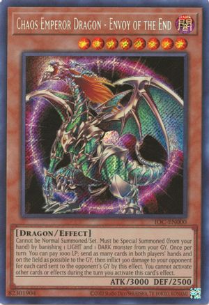 Chaos Emperor Dragon - Envoy of the End (IOC-EN000) - Invasion of Chaos (25th Anniversary Edition) Unlimited