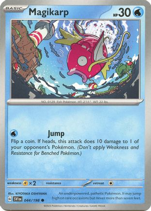 Magikarp 44 - SV01 Scarlet & Violet Base Set Reverse Holofoil
