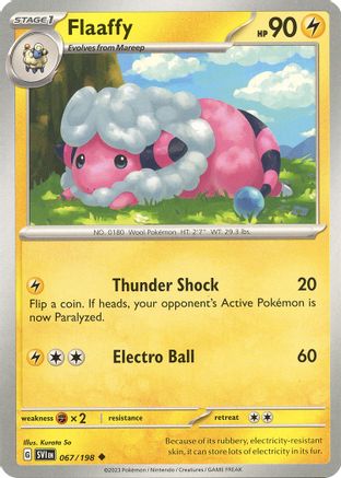 Flaaffy 67 - SV01 Scarlet & Violet Base Set Reverse Holofoil