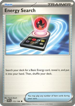 Energy Search 172 - SV01 Scarlet & Violet Base Set Reverse Holofoil