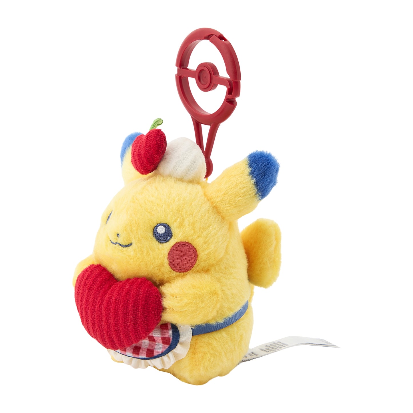 Pokemon Center Japan Pikachu Dinner Plush Keychain (Heart)
