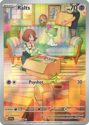 Ralts - 211/198 211 - SV01 Scarlet & Violet Base Set Holofoil