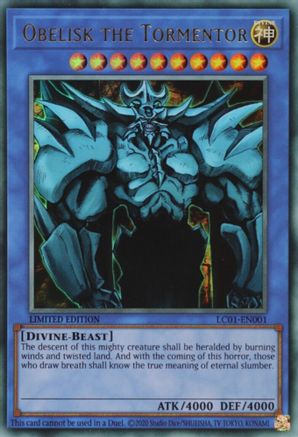 Obelisk the Tormentor (25th Anniversary Edition) (LC01-EN001) - Legendary Collection: 25th Anniversary Edition Limited