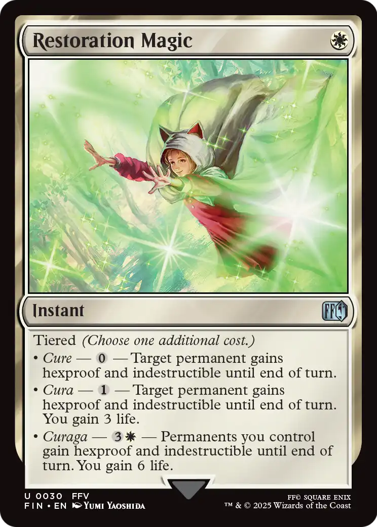 Restoration Magic (FIN-030) [FINAL FANTASY]