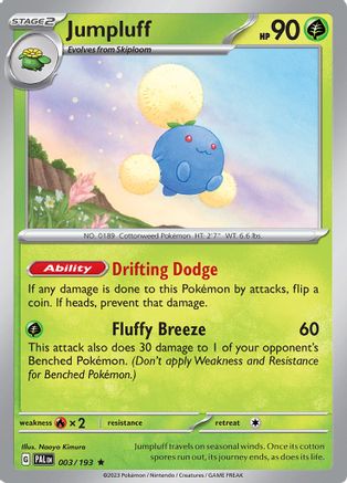 Jumpluff 3 - SV02 Paldea Evolved