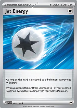 Jet Energy 190 - SV02 Paldea Evolved Reverse Holofoil