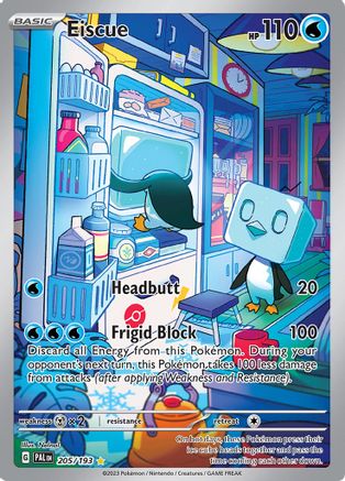 Eiscue - 205/193 205 - SV02 Paldea Evolved Holofoil