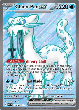 Chien-Pao ex 236 - SV02 Paldea Evolved Holofoil