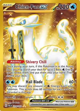 Chien-Pao ex 274 - SV02 Paldea Evolved Holofoil