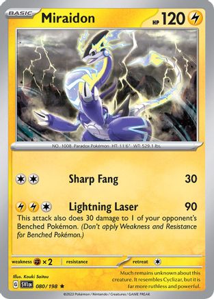 Miraidon - 080/198 - Deck Exclusives