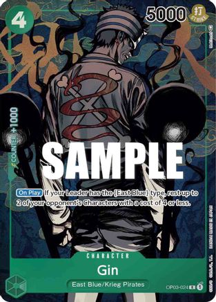 Gin (Alternate Art) (OP03-024) - Pillars of Strength