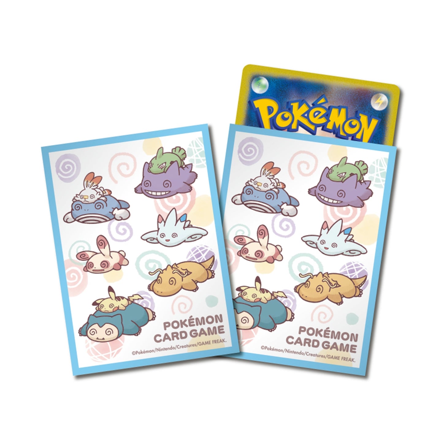 Pokémon Center Japan Official Sleeves: Exhausted (Blue)