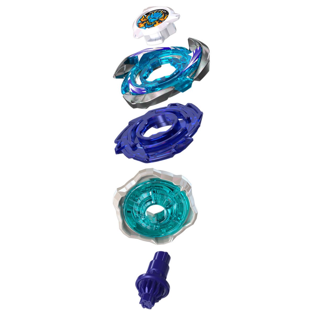 Hasbro Beyblade X Courage Dran S 6-60V — parts breakdown