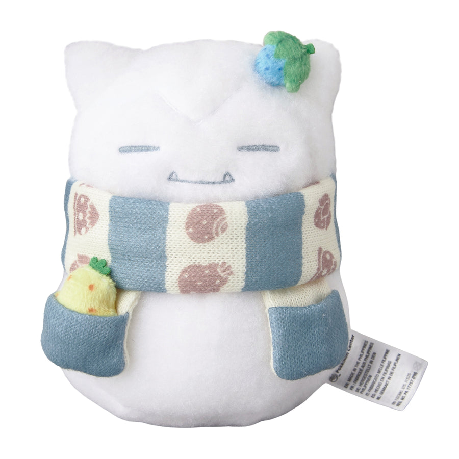 Pokemon Center Snorlax Snowman Plush (Pokémon Center Japan)
