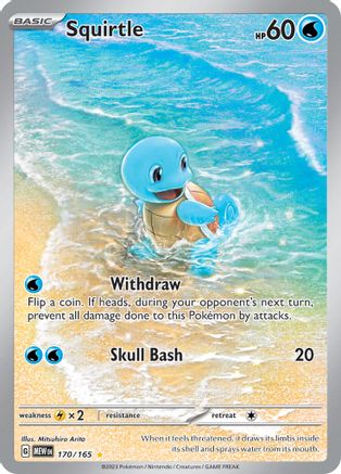 Squirtle 170 - SV Scarlet and Violet 151 Holofoil