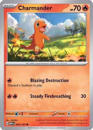 Charmander 4 - SV Scarlet and Violet 151