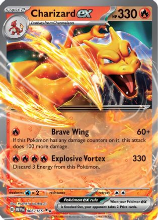 Charizard ex 6 - SV Scarlet and Violet 151 Holofoil