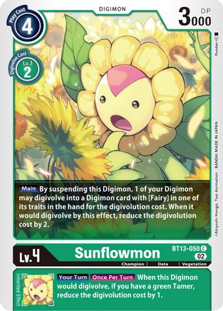 Sunflowmon (BT13-050) - Versus Royal Knights