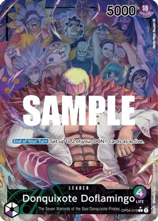 Donquixote Doflamingo (019) (Alternate Art) (OP04-019) - Kingdoms of Intrigue Foil