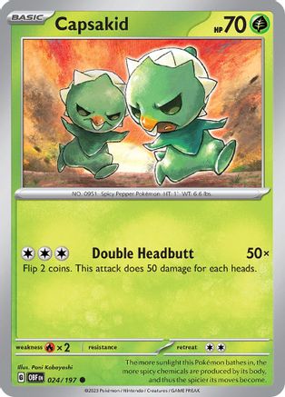 Capsakid - 024/197 24 - SV03 Obsidian Flames