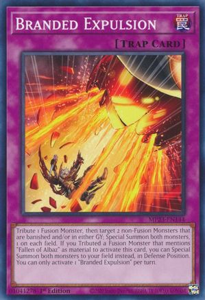 Branded Expulsion (MP23-EN144) - 25th Anniversary Tin: Dueling Heroes Mega Pack 1st Edition