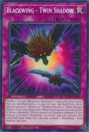 Blackwing - Twin Shadow (MP23-EN207) - 25th Anniversary Tin: Dueling Heroes Mega Pack 1st Edition