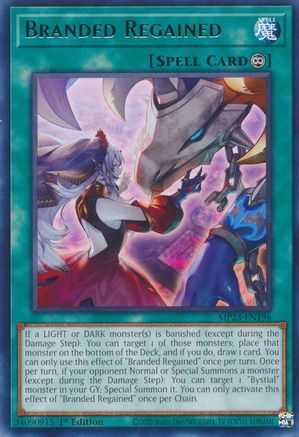 Branded Regained (MP23-EN196) - 25th Anniversary Tin: Dueling Heroes Mega Pack 1st Edition