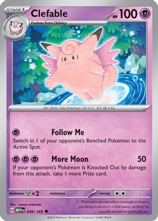 Clefable 36 - SV Scarlet and Violet 151