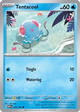 Tentacool 72 - SV Scarlet and Violet 151